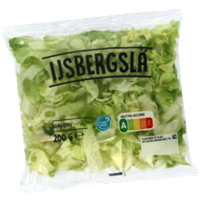 Gesneden ijsbergsla naturel